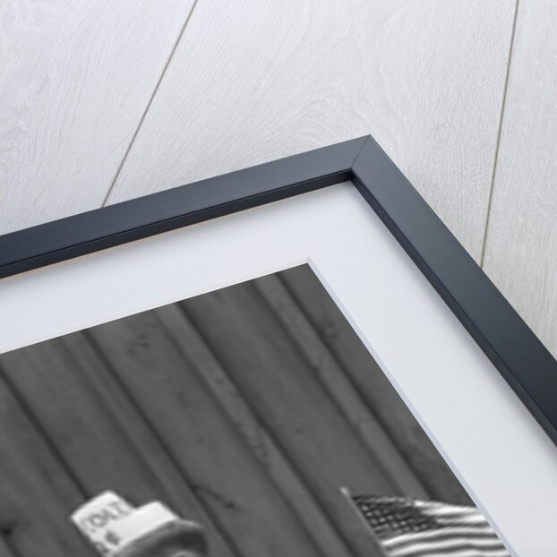 1940s boy running lemonade stand by Anonymous