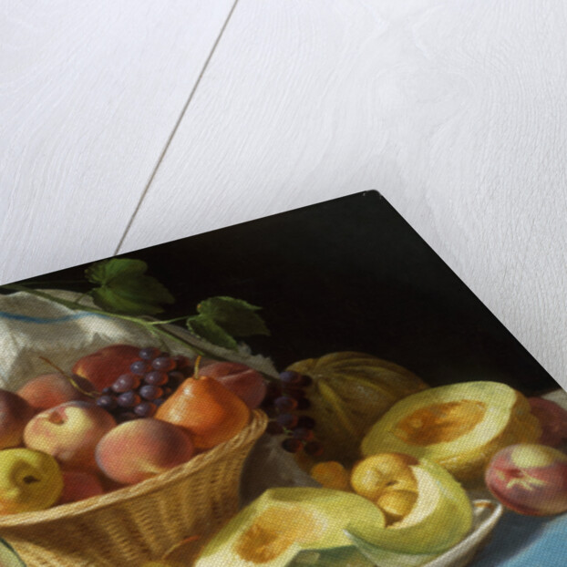 Melons, Peaches and Grapes by John F Francis