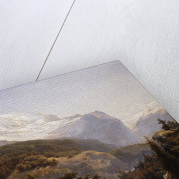 Mountain Travellers by Hermann Herzog