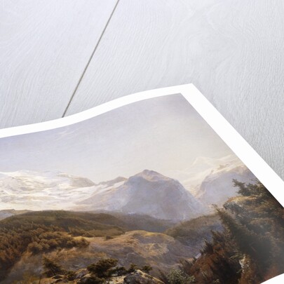 Mountain Travellers by Hermann Herzog