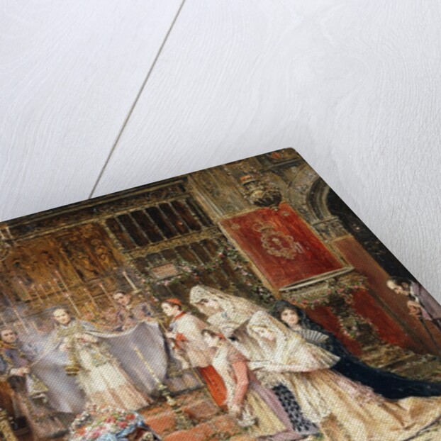Celebrating Santa Maria della Rosa by Jose Benlliure y Gil