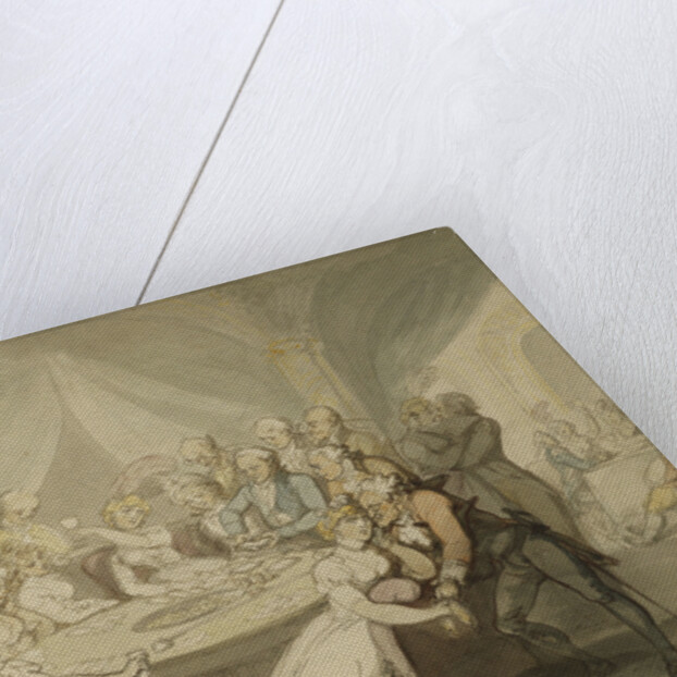 The Gaming Table by Thomas Rowlandson