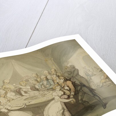 The Gaming Table by Thomas Rowlandson