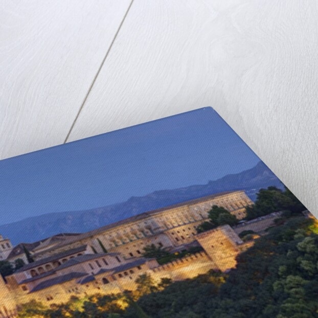 View of Alhambra Palace in the evening by Anonymous
