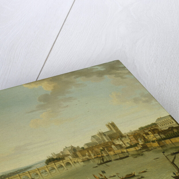 The Thames from the Terrace of Somerset House Looking Towards Westminster by Antonio Joli