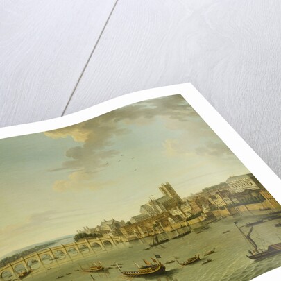 The Thames from the Terrace of Somerset House Looking Towards Westminster by Antonio Joli