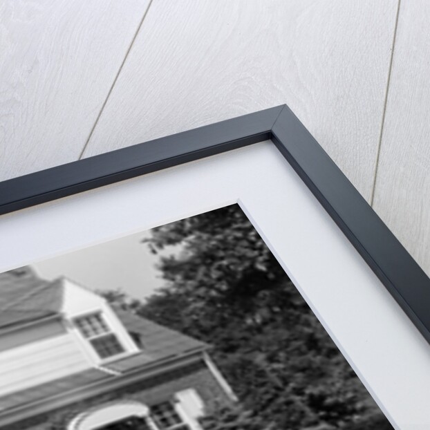 1950s children running towards father sitting in a car by Anonymous