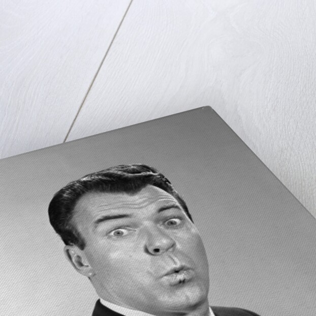 1960s man making a funny face by Anonymous