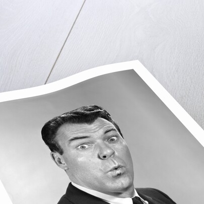 1960s man making a funny face by Anonymous