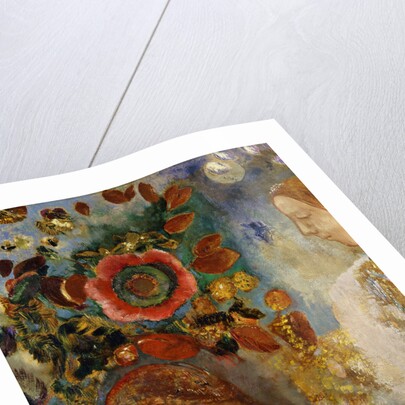 Two Young Girls with Flowers by Odilon Redon