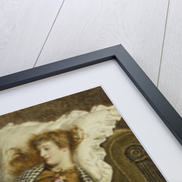 A Young Lady Reading in an Interior by George Goodwin Kilburne