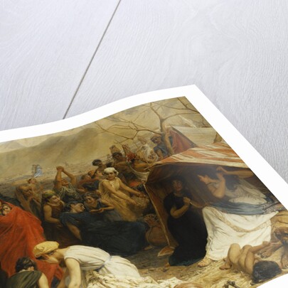 Refugees from Pompeii, AD 79 by Frank William Warwick Topham