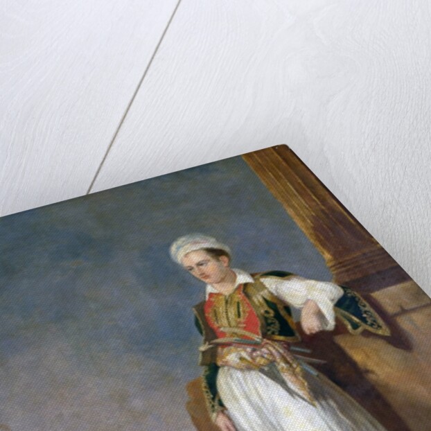 Portrait of Lord Byron in Athens, Before the Acropolis by Anonymous