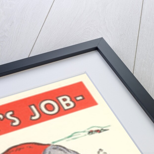 It's an Elephant's Job Political Cartoon by Anonymous