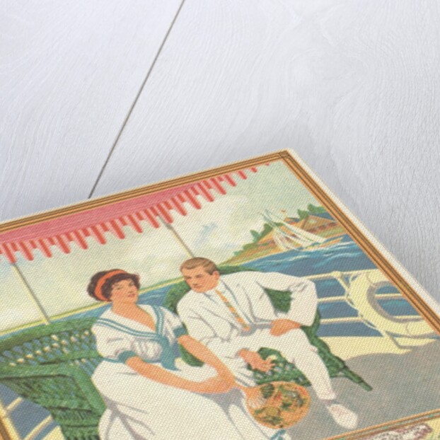 Couple in Cigarette Advertisement by Anonymous