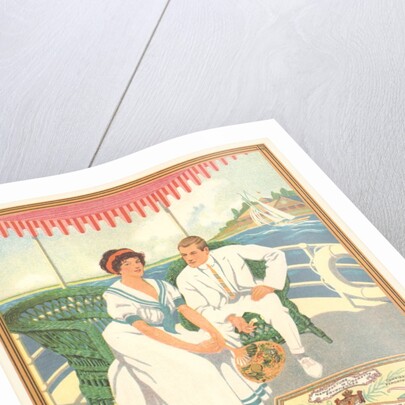 Couple in Cigarette Advertisement by Anonymous