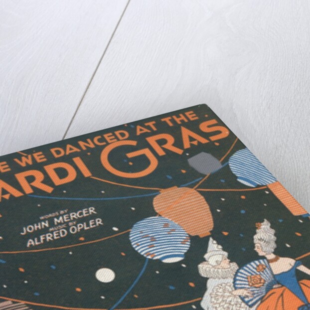 Sheet Music for While We Danced at the Mardi Gras by Anonymous