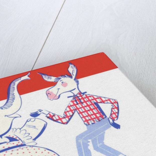 Elephant Dancing with Donkey Political Poster by Anonymous