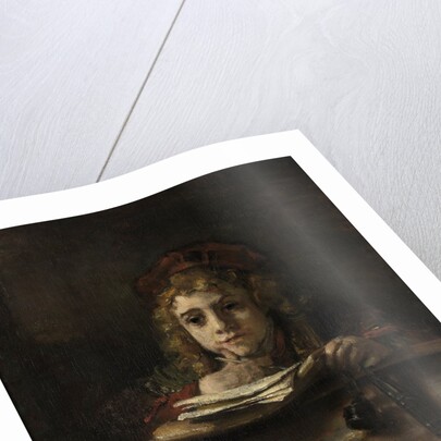 Titus van Rijn, the Artist's Son, Reading by Rembrandt van Rijn