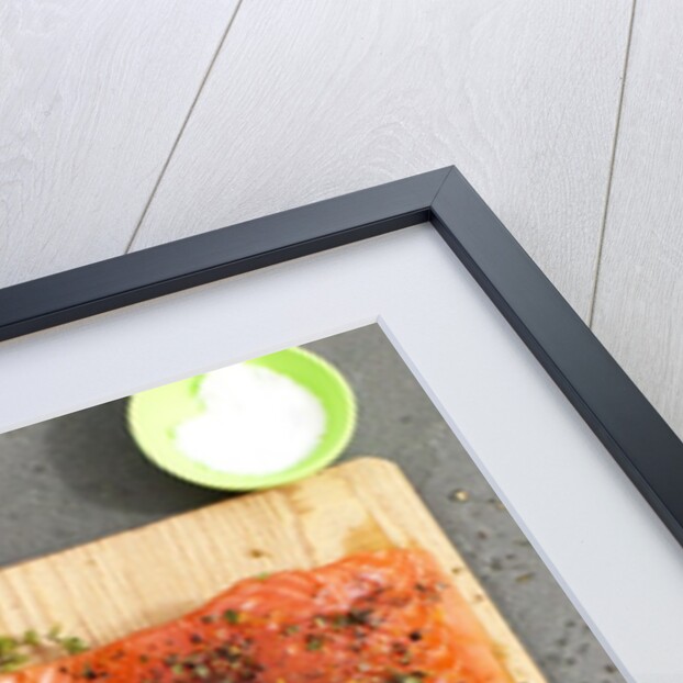 Herb covered salmon by Anonymous