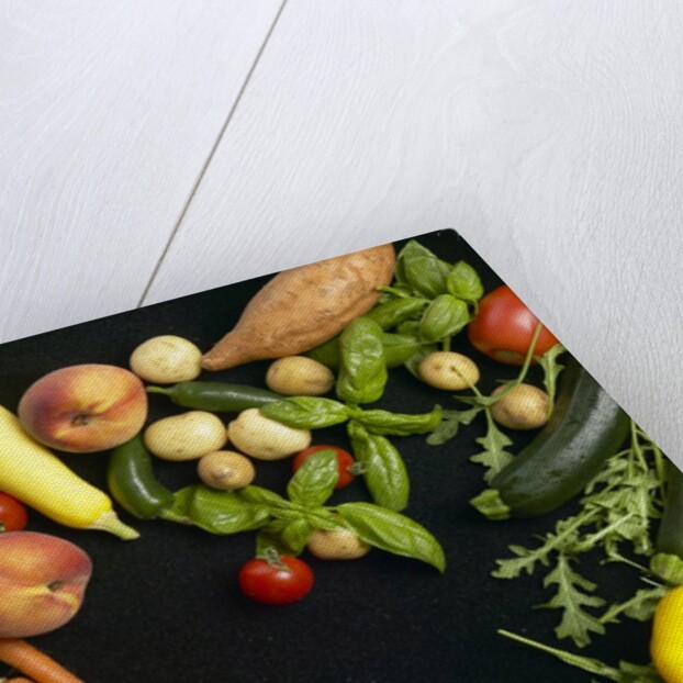 Mixed fruit and vegetables by Anonymous