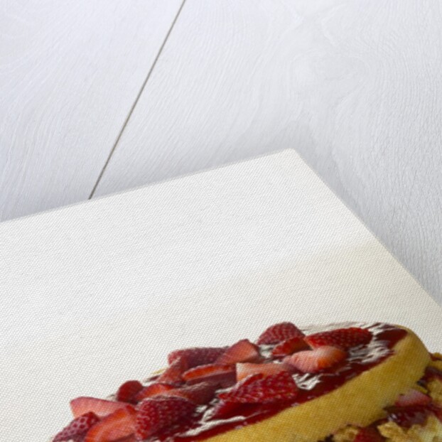 Strawberry shortcake with cornbread by Anonymous