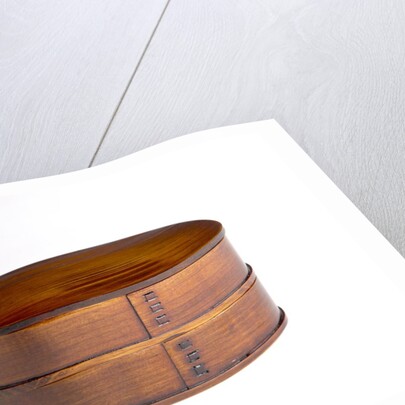 Oval bento box by Anonymous