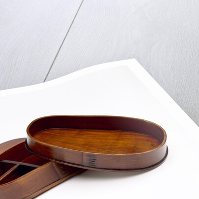 Unstacked bento box by Anonymous