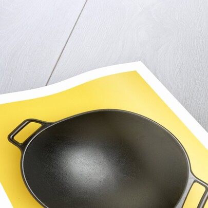 Cast iron wok by Anonymous