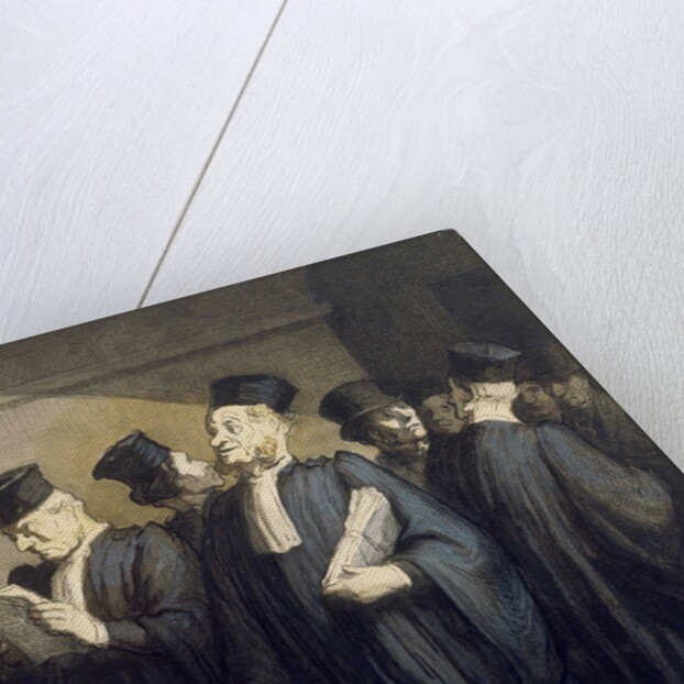 Avant l'Audience by Honore Daumier