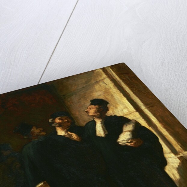 Three Lawyers by Honore Daumier
