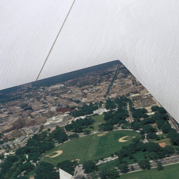 Rare aerial, the Washington Monument by Anonymous