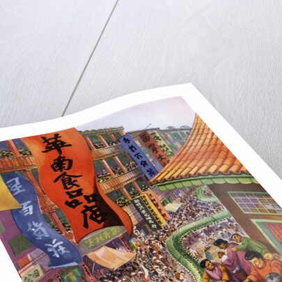 The Feast of Lanterns Celebration in Chinatown, Pacific Grove, California. by Anonymous