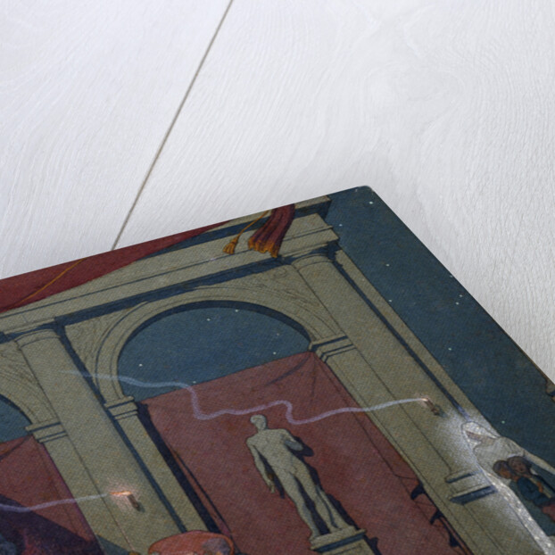 Tyltyl turns the Diamond in The Palace of Luxury by Frederick Cayley Robinson