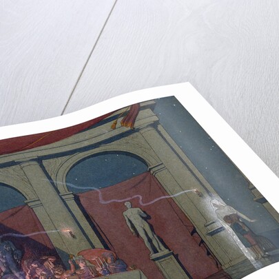 Tyltyl turns the Diamond in The Palace of Luxury by Frederick Cayley Robinson