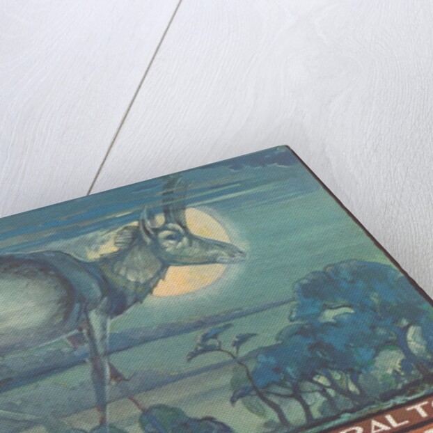 Poster for Field Museum with Horned Antelope by Anonymous