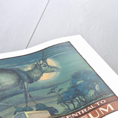 Poster for Field Museum with Horned Antelope by Anonymous