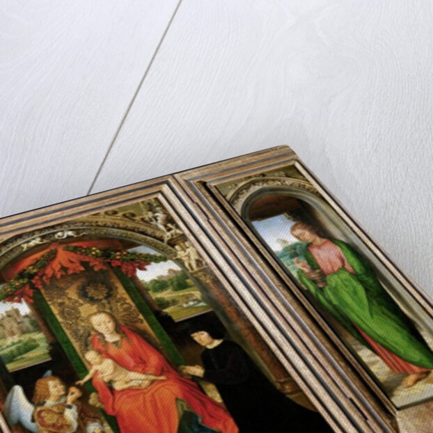 Small Triptych of St. John the Baptist by Hans Memling
