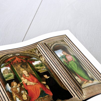 Small Triptych of St. John the Baptist by Hans Memling