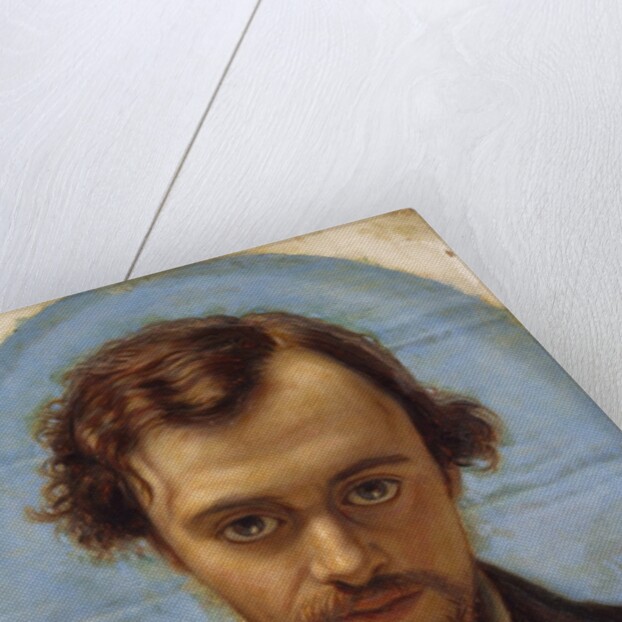 Portrait of Dante Gabriel Rossetti by William Holman Hunt