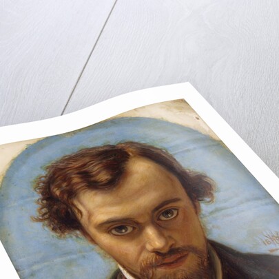 Portrait of Dante Gabriel Rossetti by William Holman Hunt