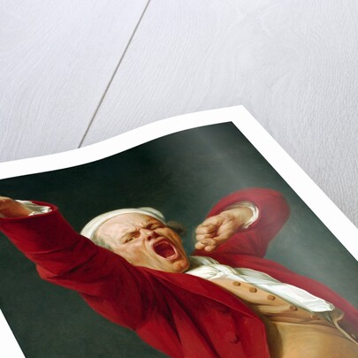 Self-Portrait, Yawning by Joseph Ducreux