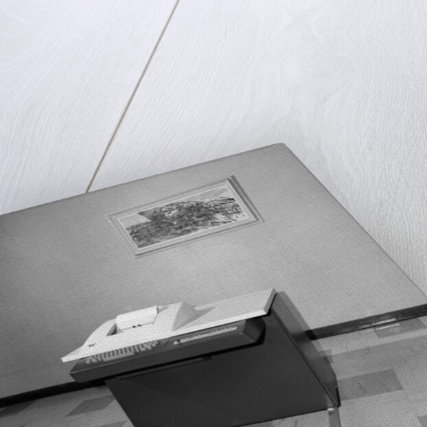 Teletype machine in a Chicago office, ca. 1963. by Anonymous