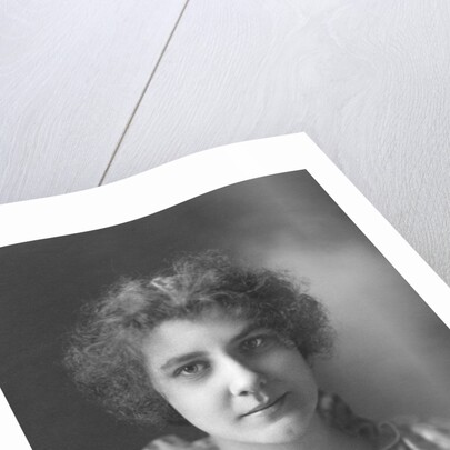 Young woman portrait, ca. 1910. by Anonymous
