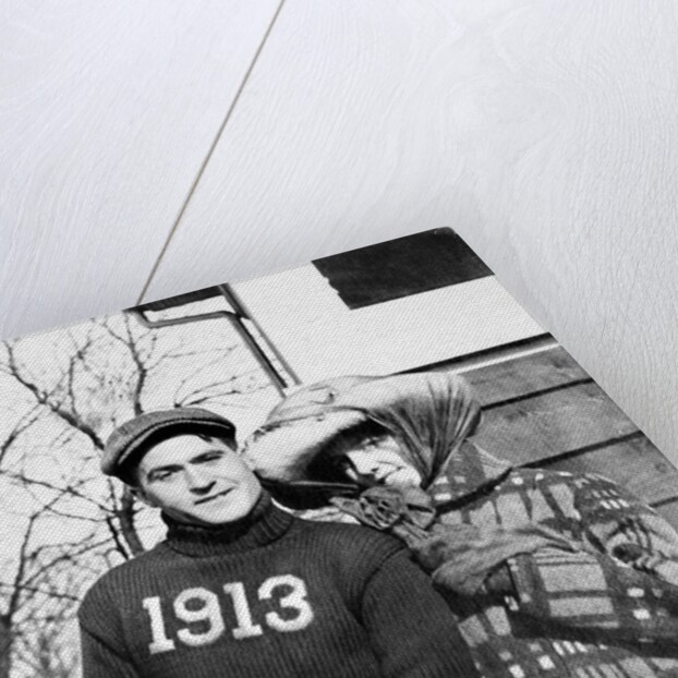 Boyfriend and girlfriend pose, ca. 1913. by Anonymous