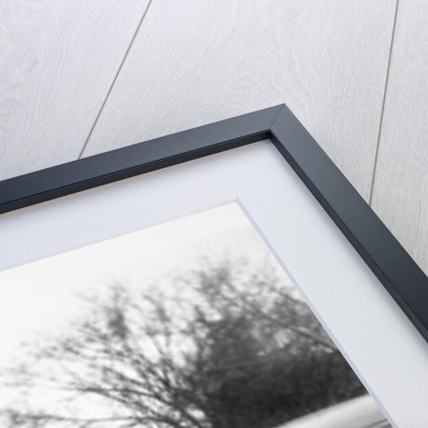 Mature man open his car door, ca. 1940. by Anonymous