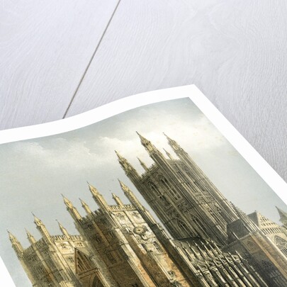Canterbury Cathedral, Kent, c1870. Artist: WL Walton by Anonymous