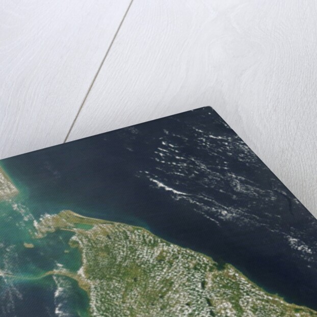 Satellite view of Sri Lanka by Anonymous