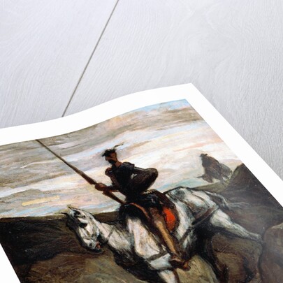Don Quixote in the Mountains by Honoré Daumier