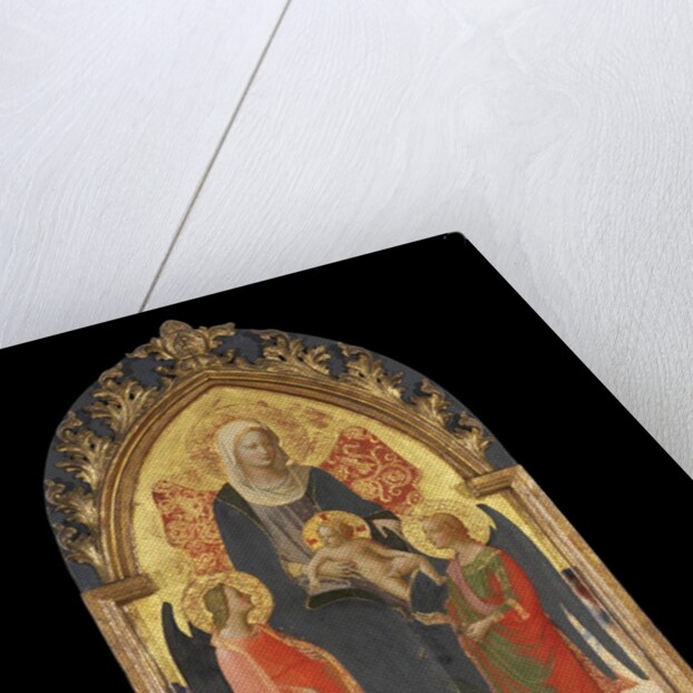 Altarpiece with the Madonna and Child with Two Angels by Fra Angelico